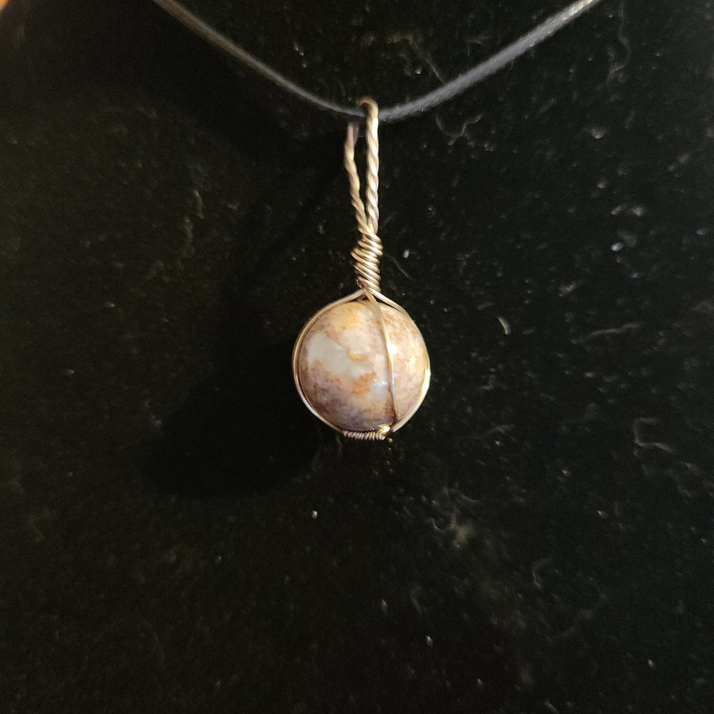 Pietersite fidget pendant necklace