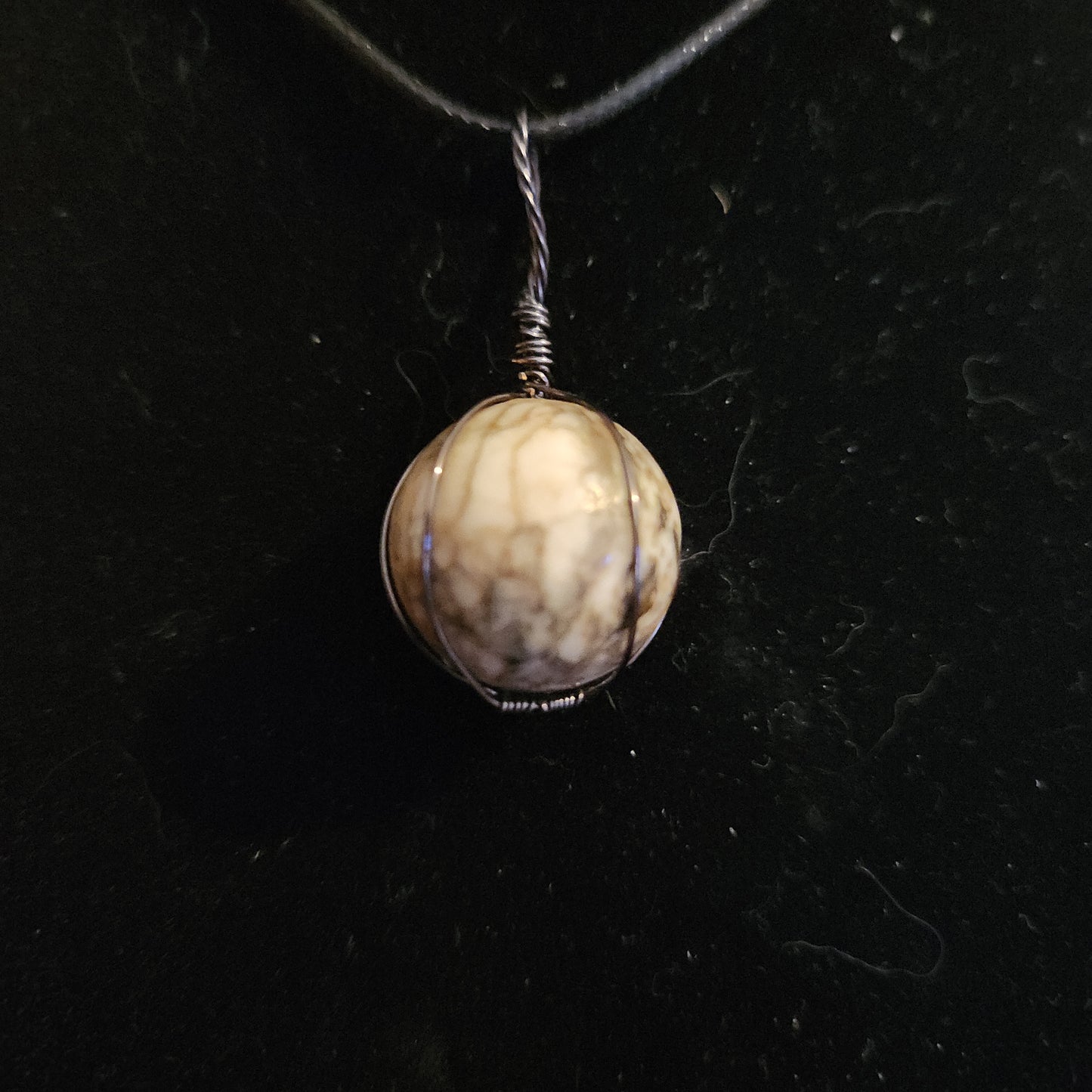Pietersite fidget pendant necklace