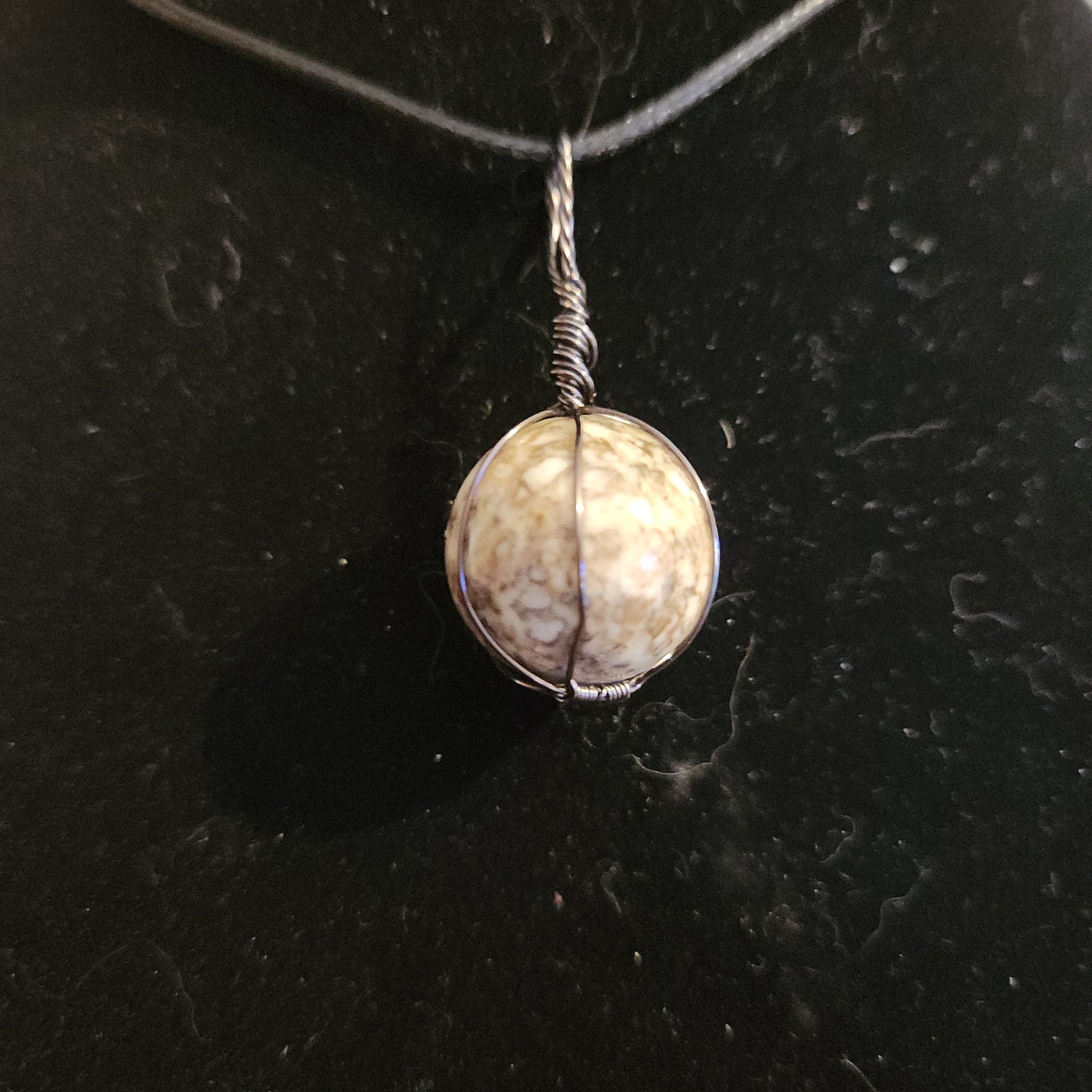 Pietersite fidget pendant necklace