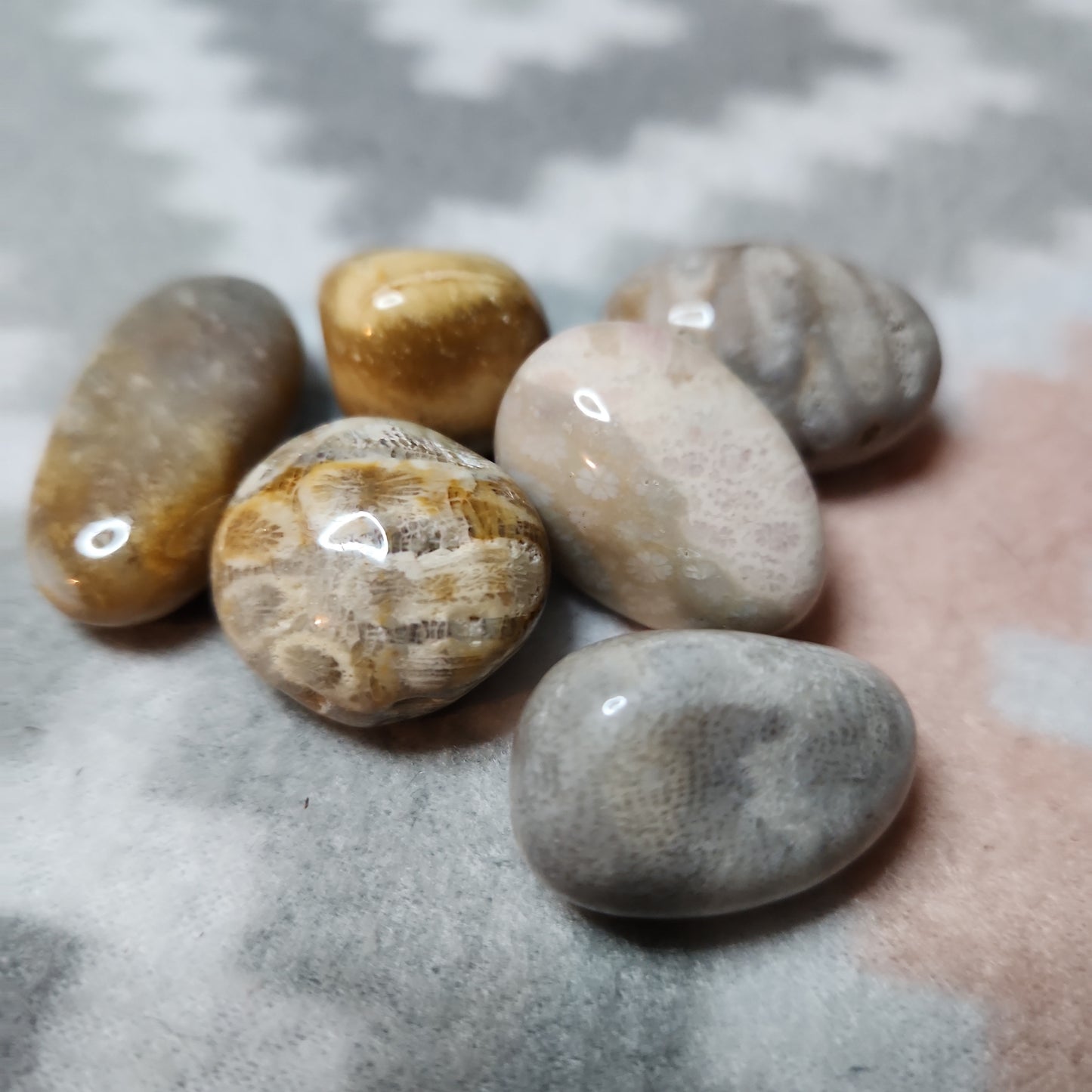Coral Jade Tumble