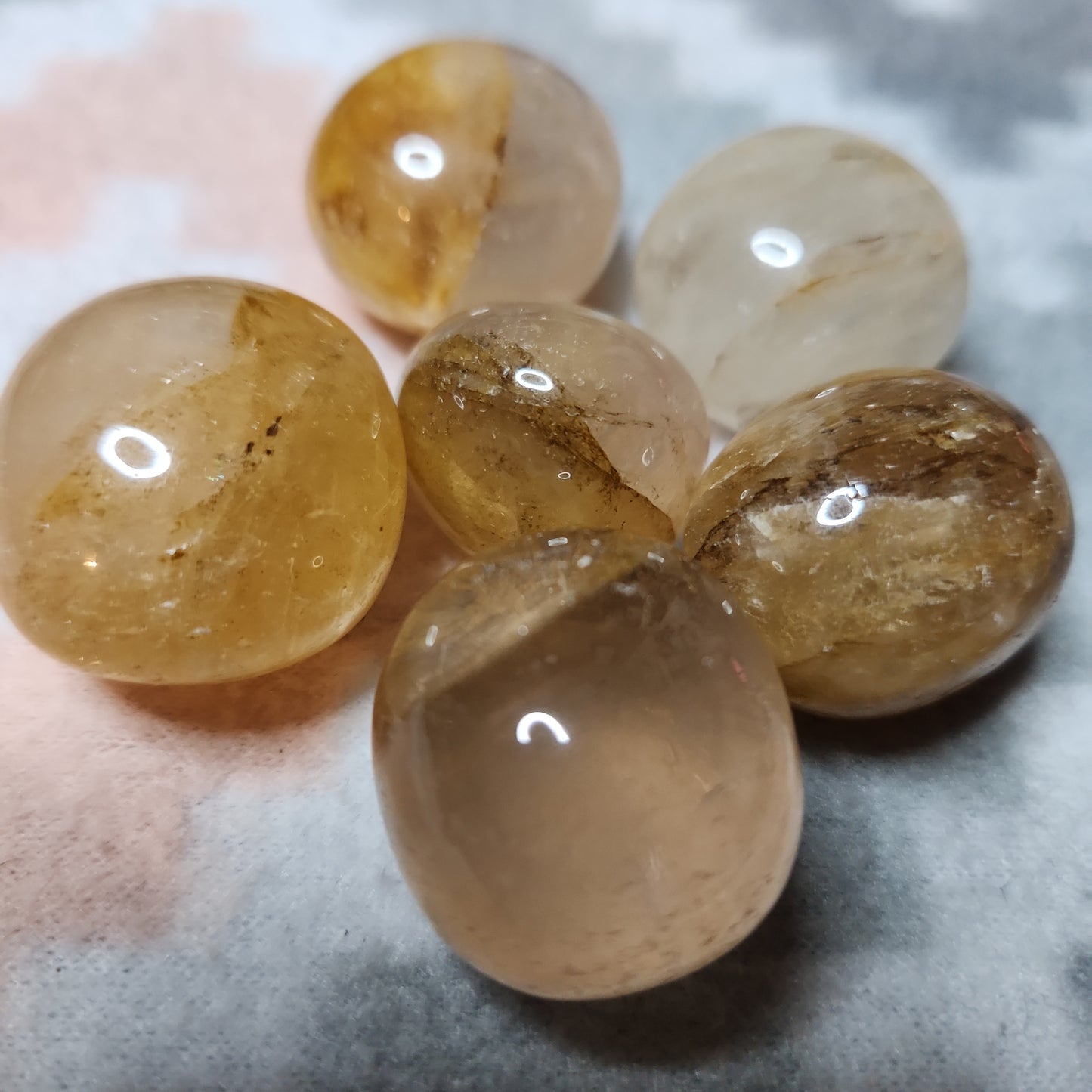Golden healer quartz tumble