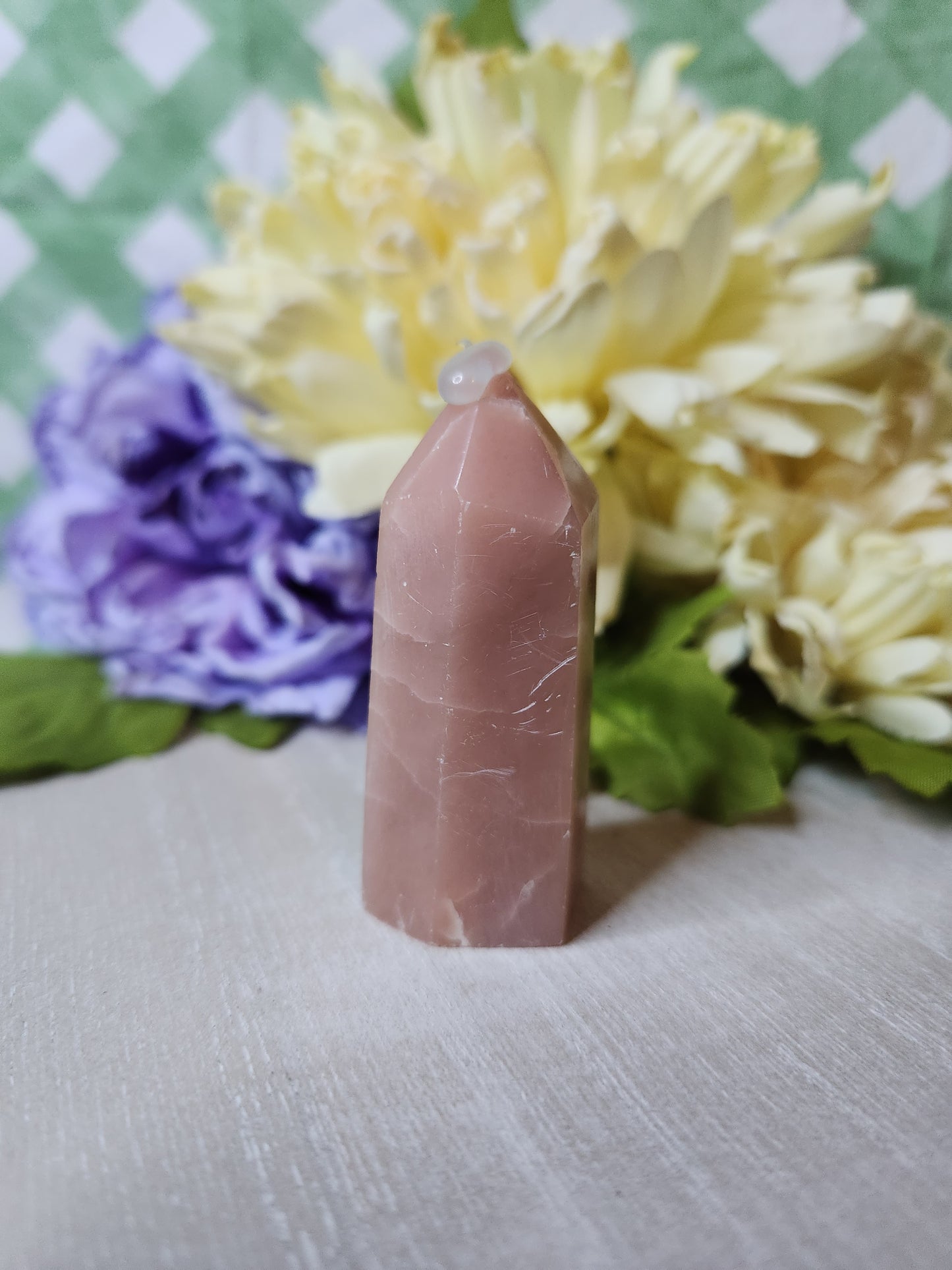 Pink opal tower