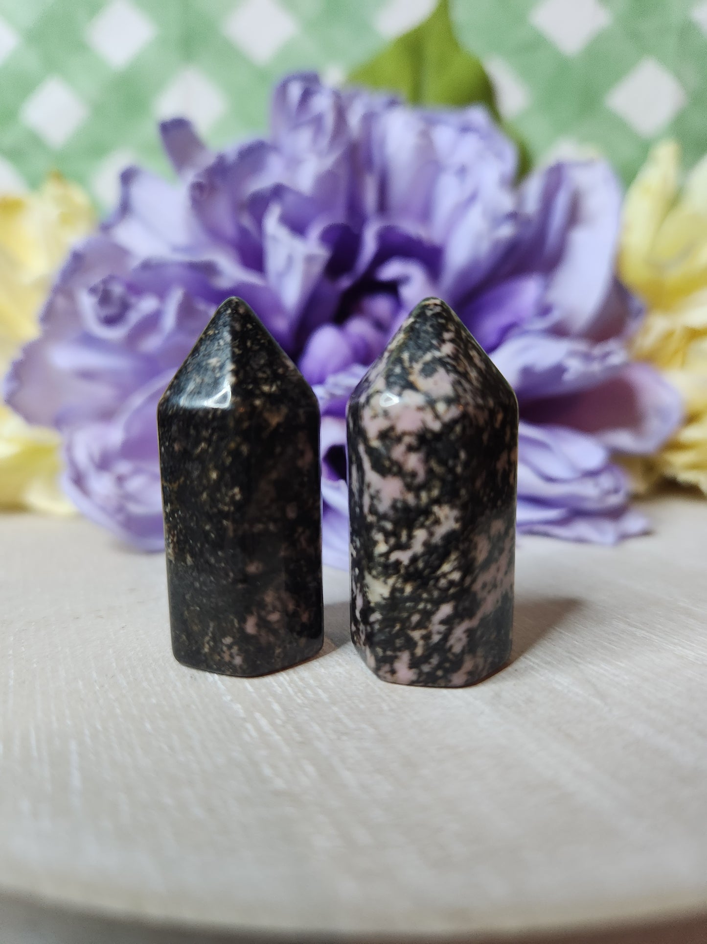 Rhodonite mini tower