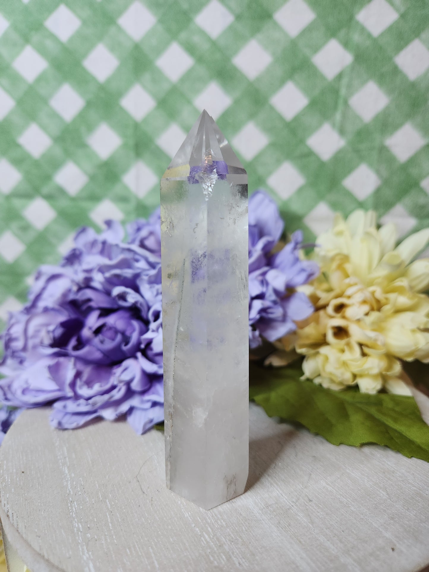Clear quartz tower (b)