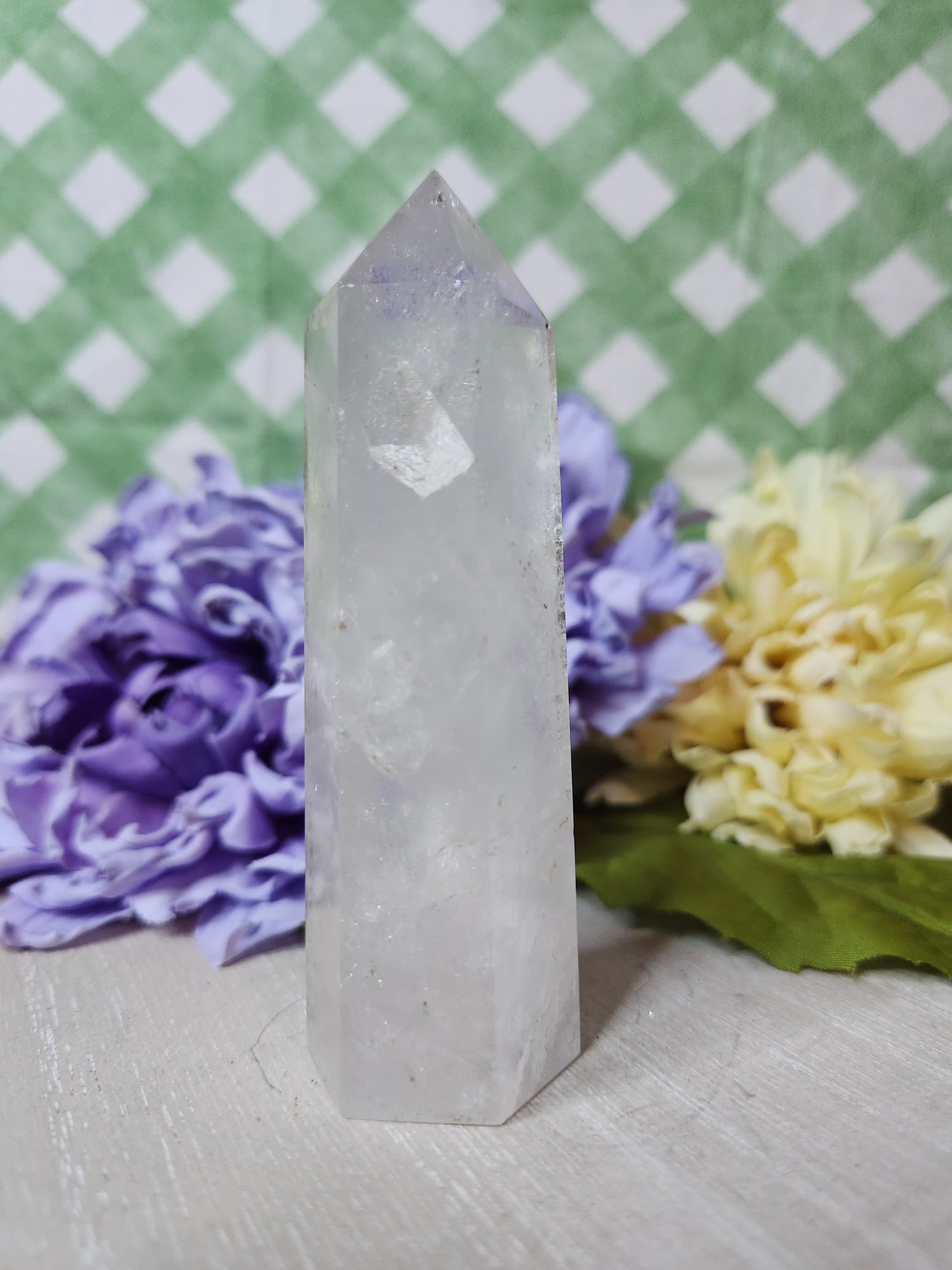 Clear quartz tower (c)