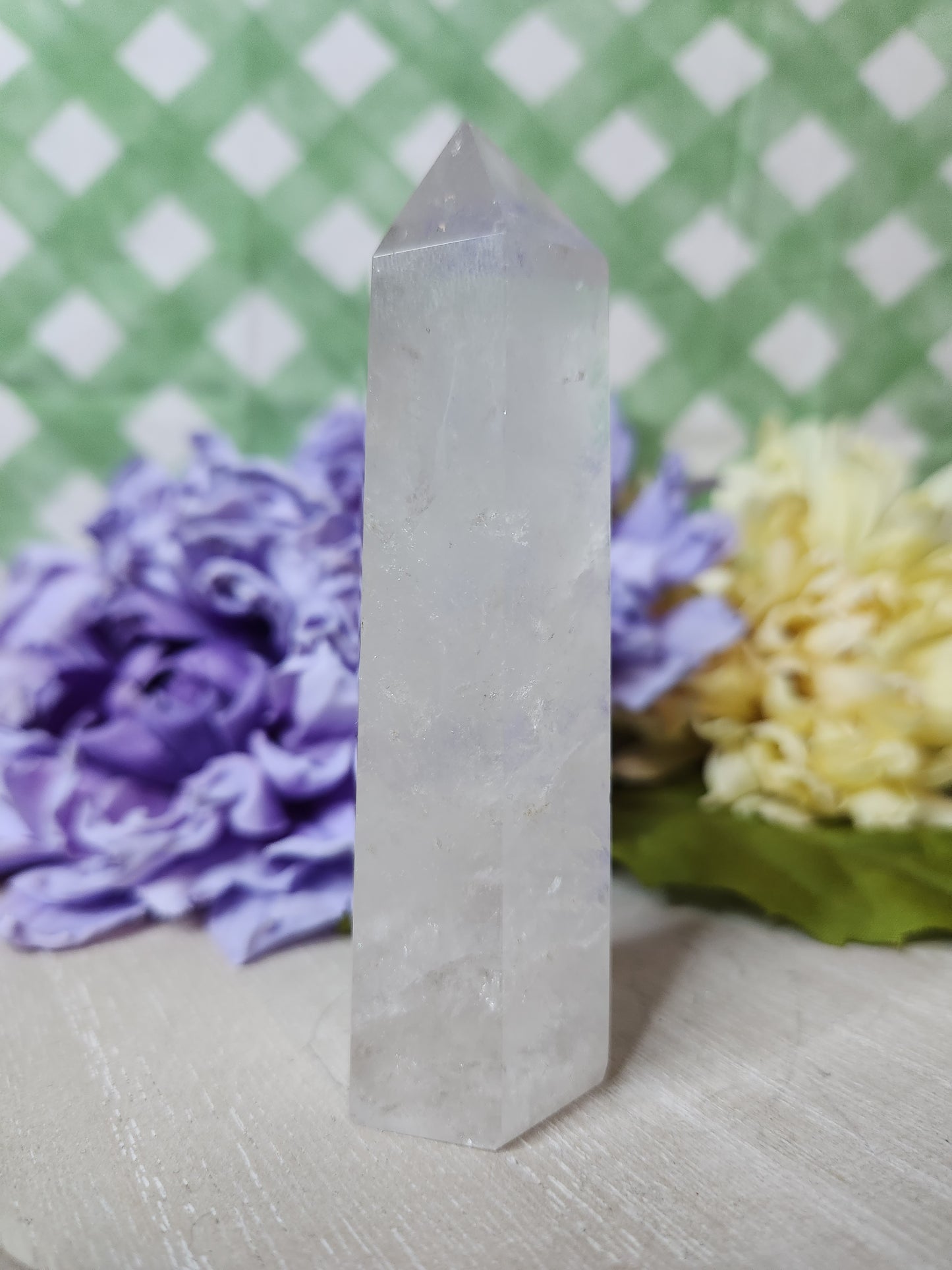 Clear quartz tower (c)