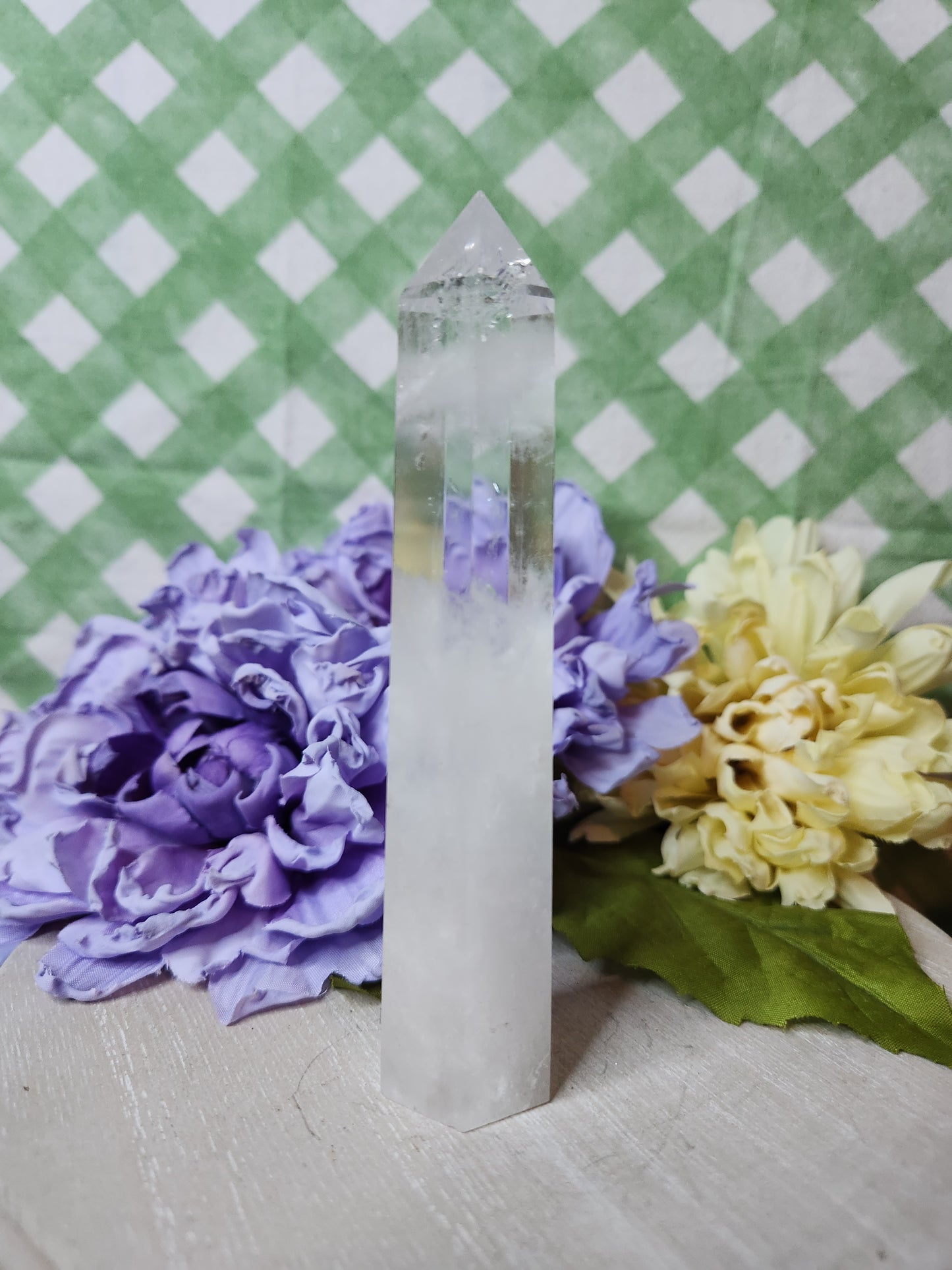 Clear quartz tower (e)