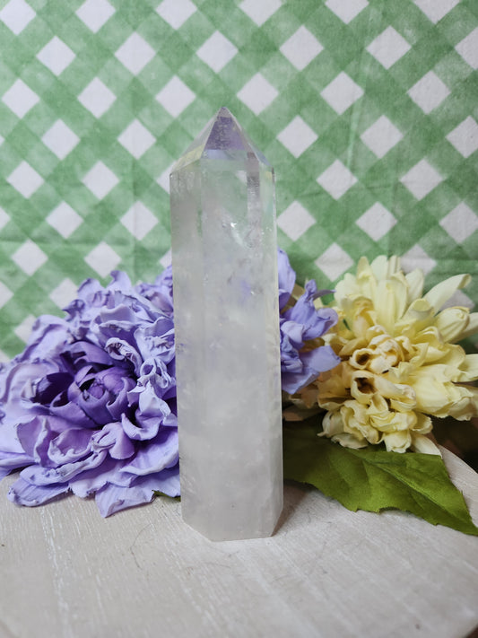 Clear quartz tower (g)