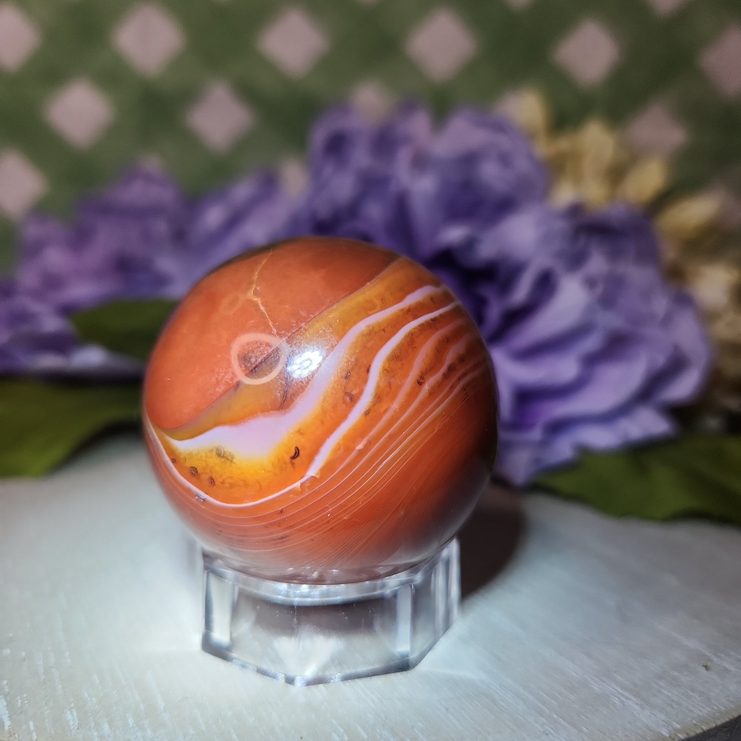Sardonyx sphere (d)