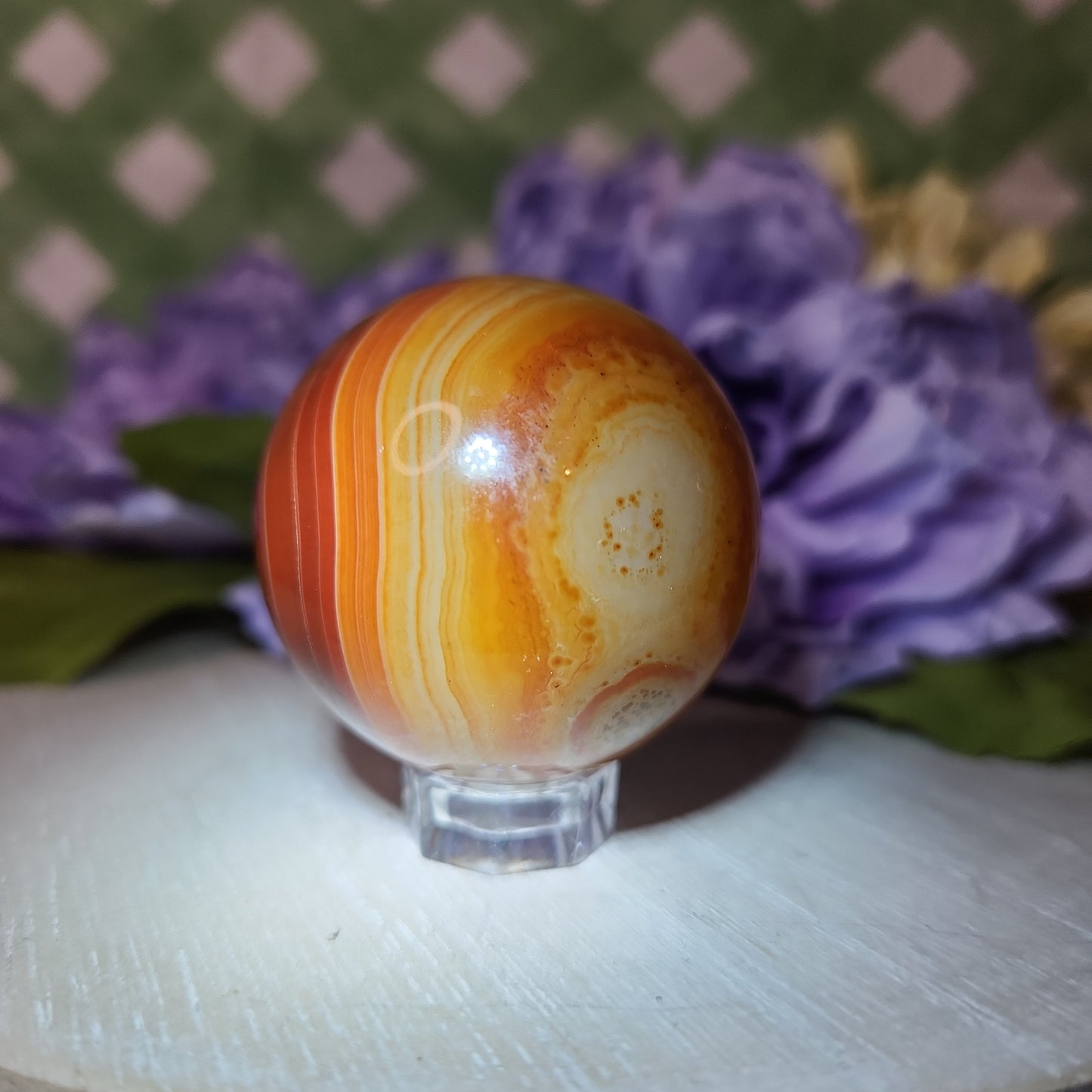 Sardonyx sphere (e)