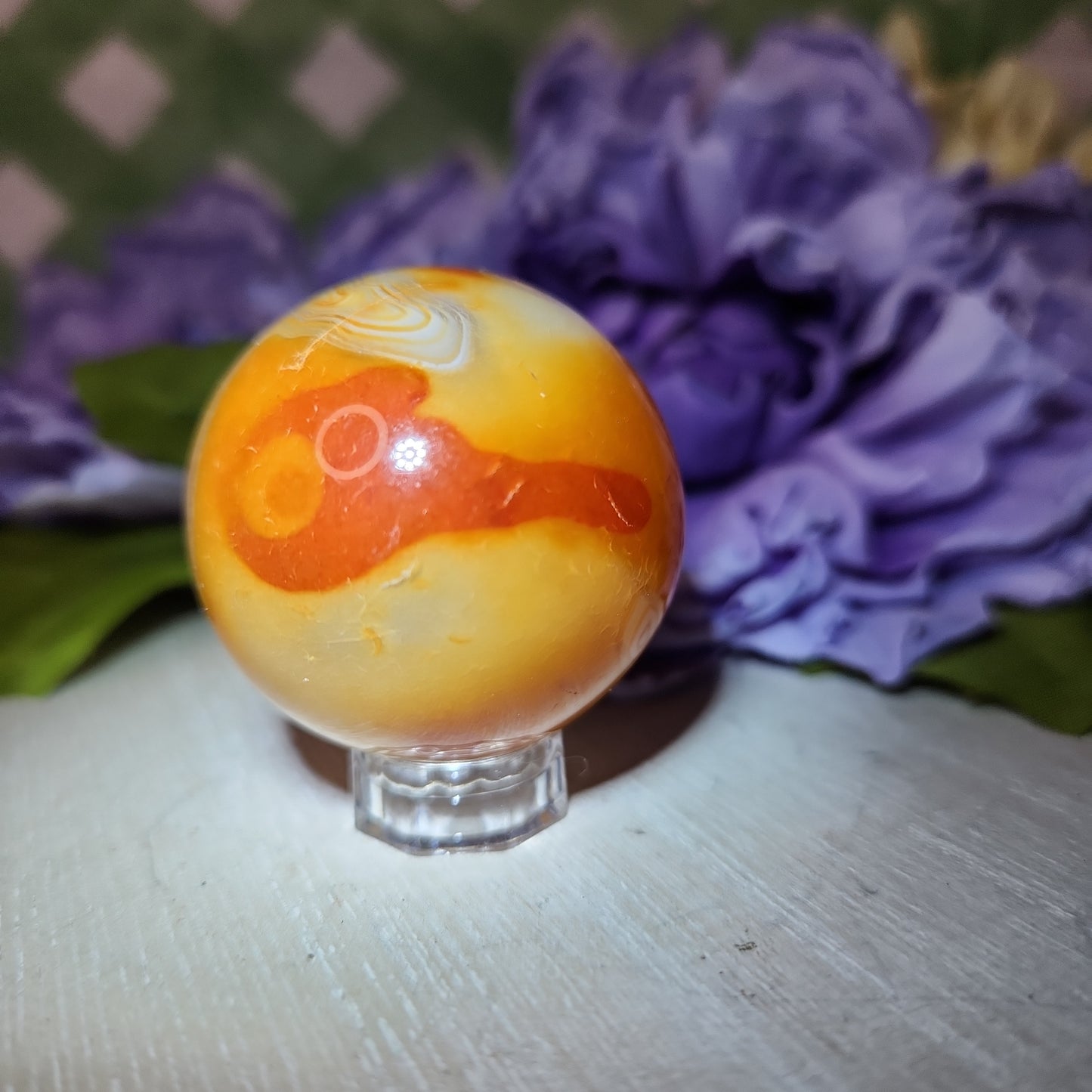 Sardonyx sphere (k)
