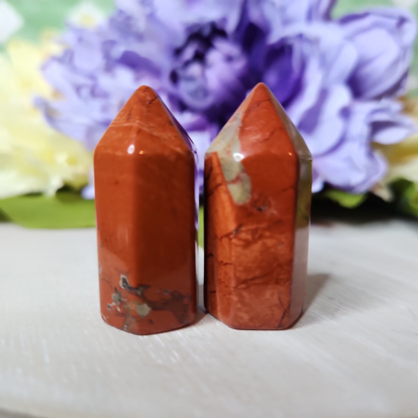 Red jasper mini tower