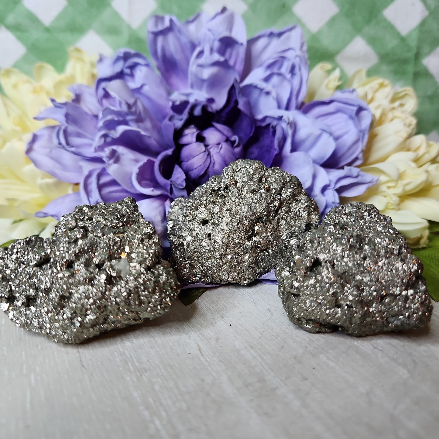 Raw pyrite cluster