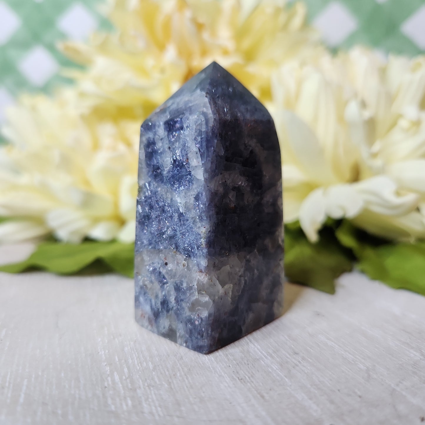 Iolite tower (cordierite) (a)