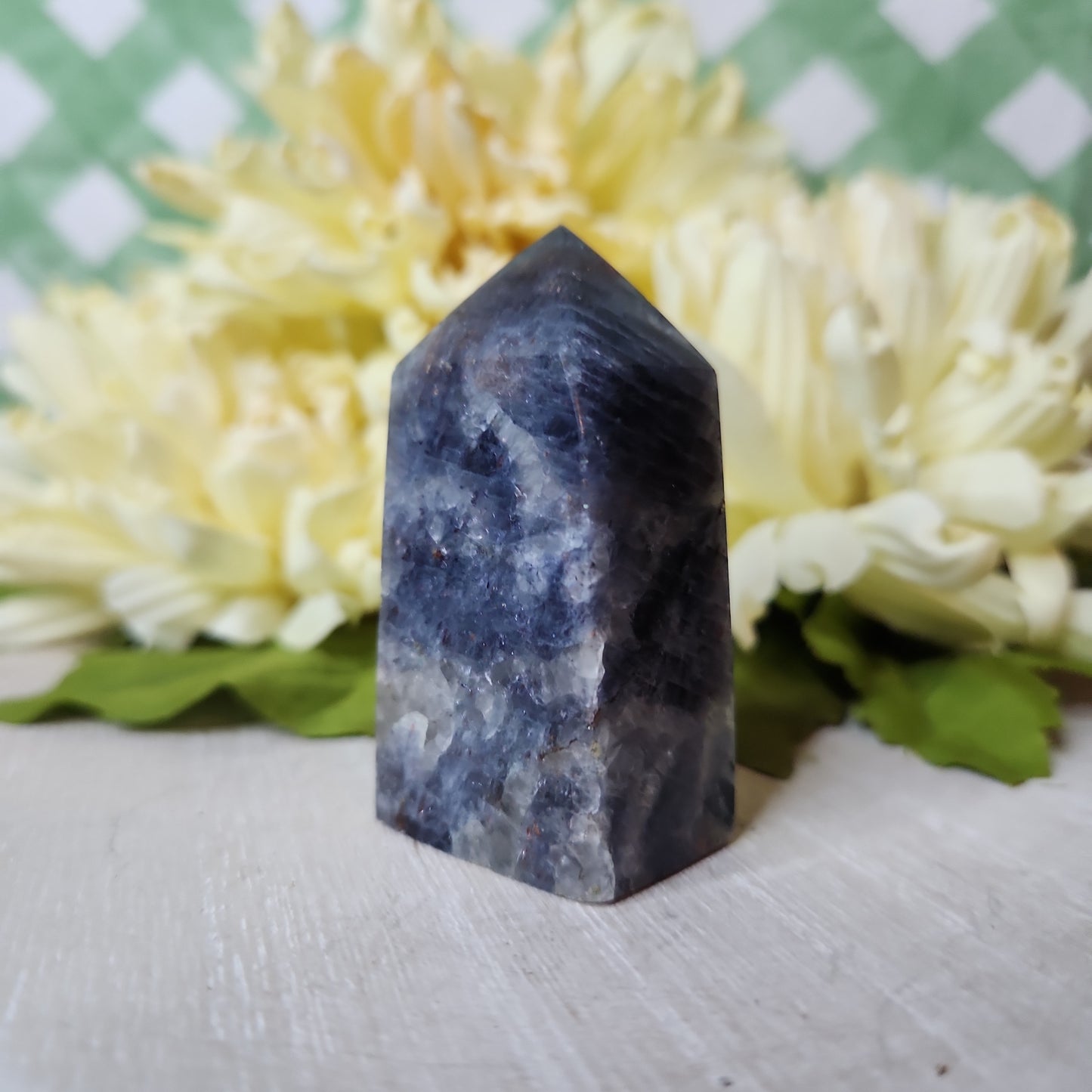 Iolite tower (cordierite) (a)