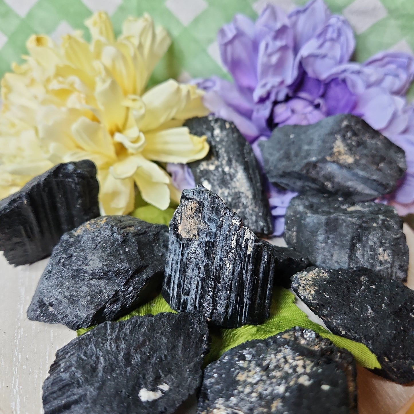 Small black tourmaline specimen