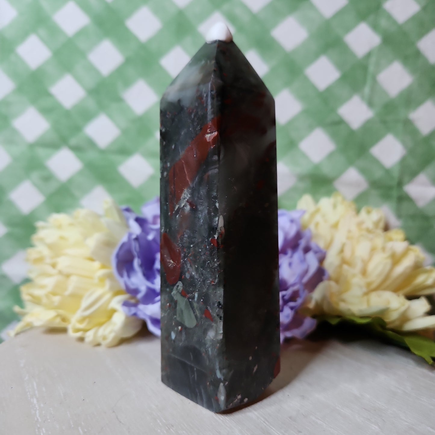 African bloodstone tower (d)