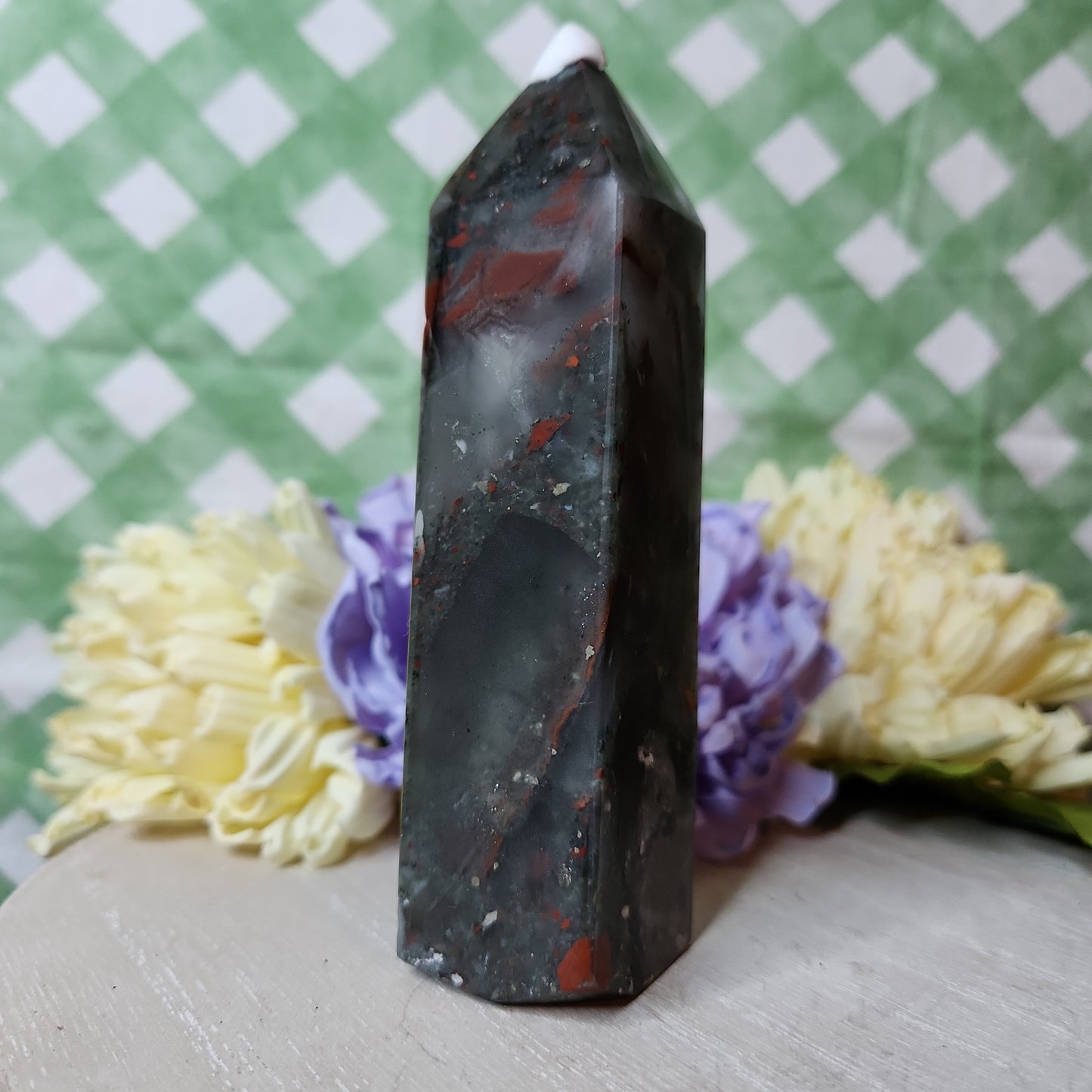 African bloodstone tower (d)