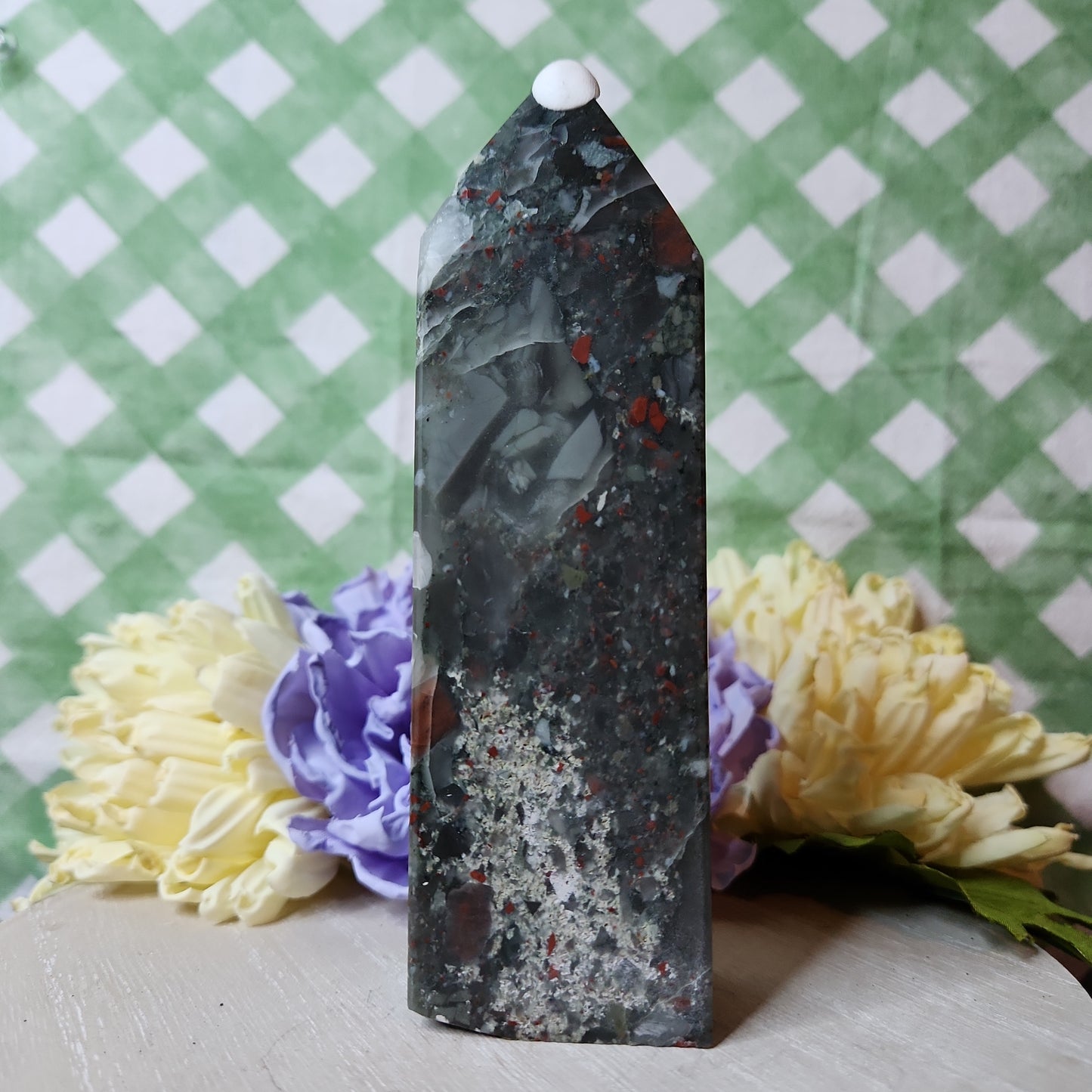 African bloodstone tower (e)