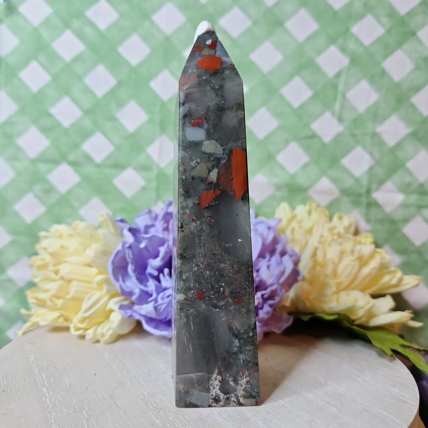 African bloodstone tower (e)