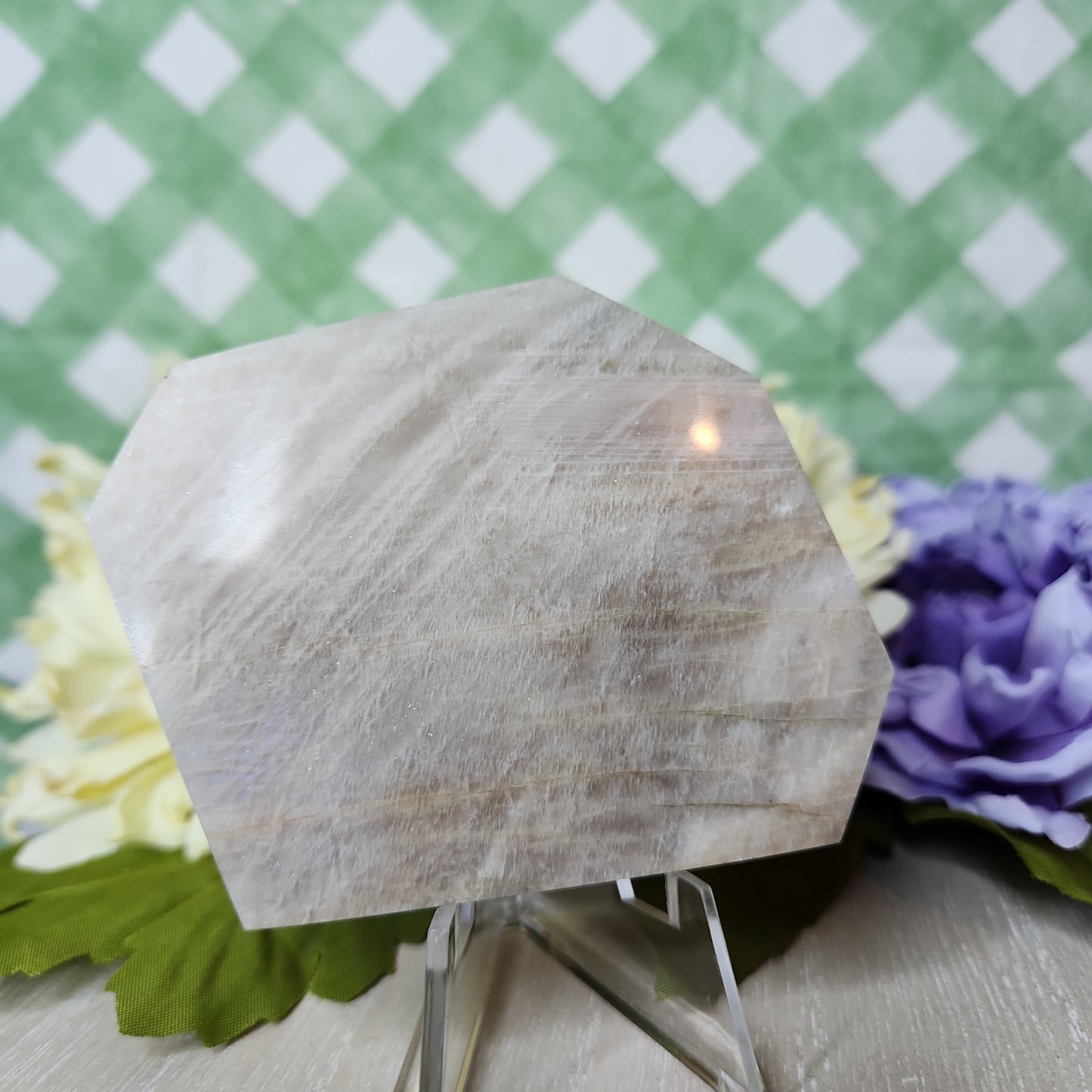 Moonstone slab (b)