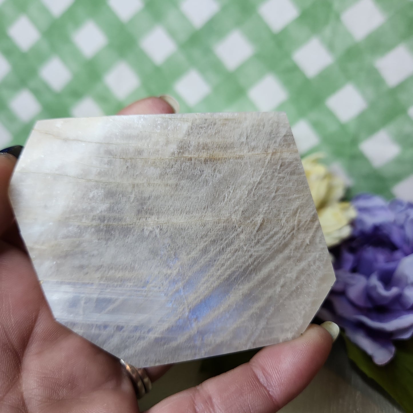 Moonstone slab (b)