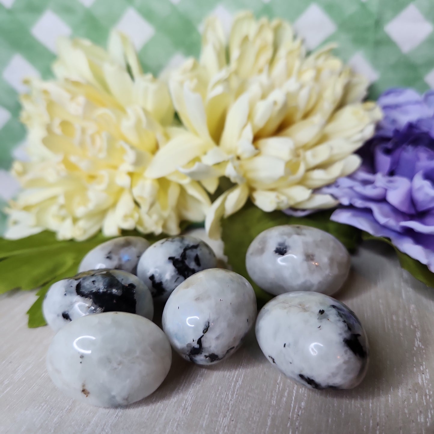 Rainbow moonstone tumble