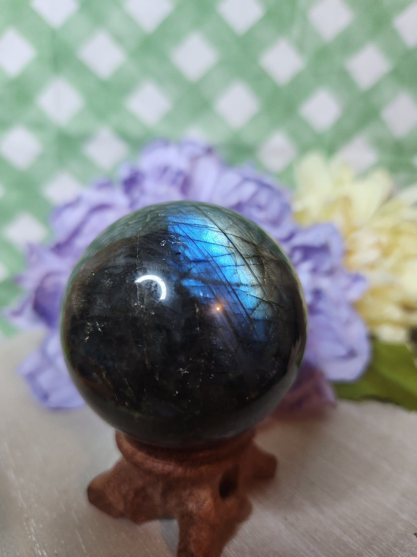 Labradorite sphere (b)