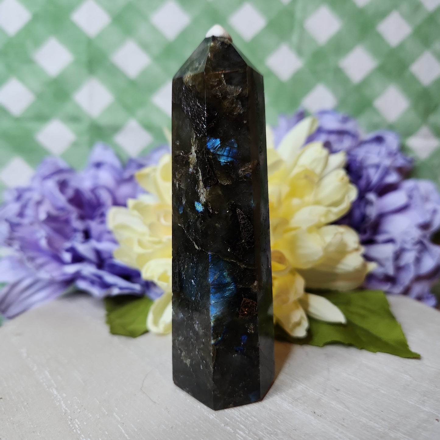 Labradorite tower (a)