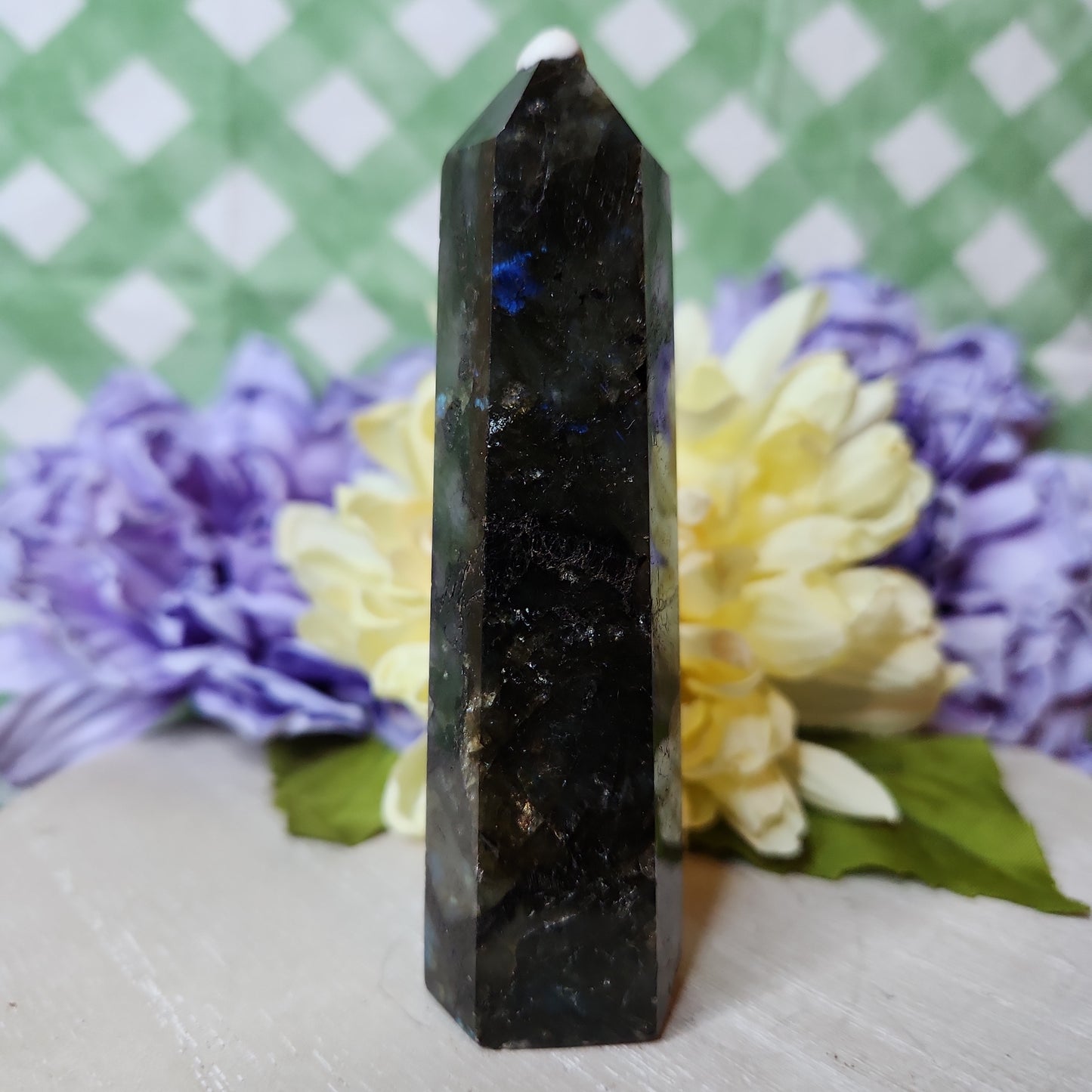 Labradorite tower (a)