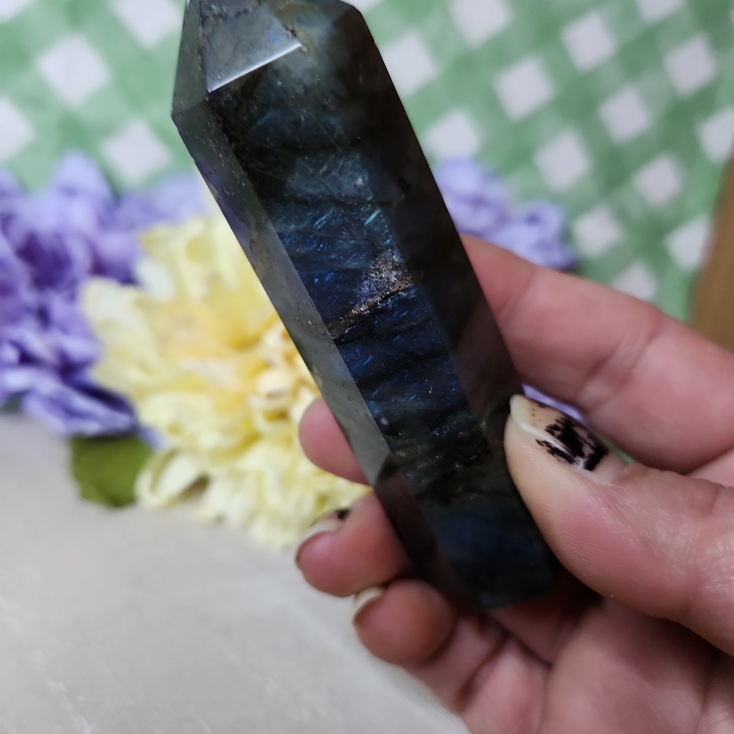 Labradorite tower (b)