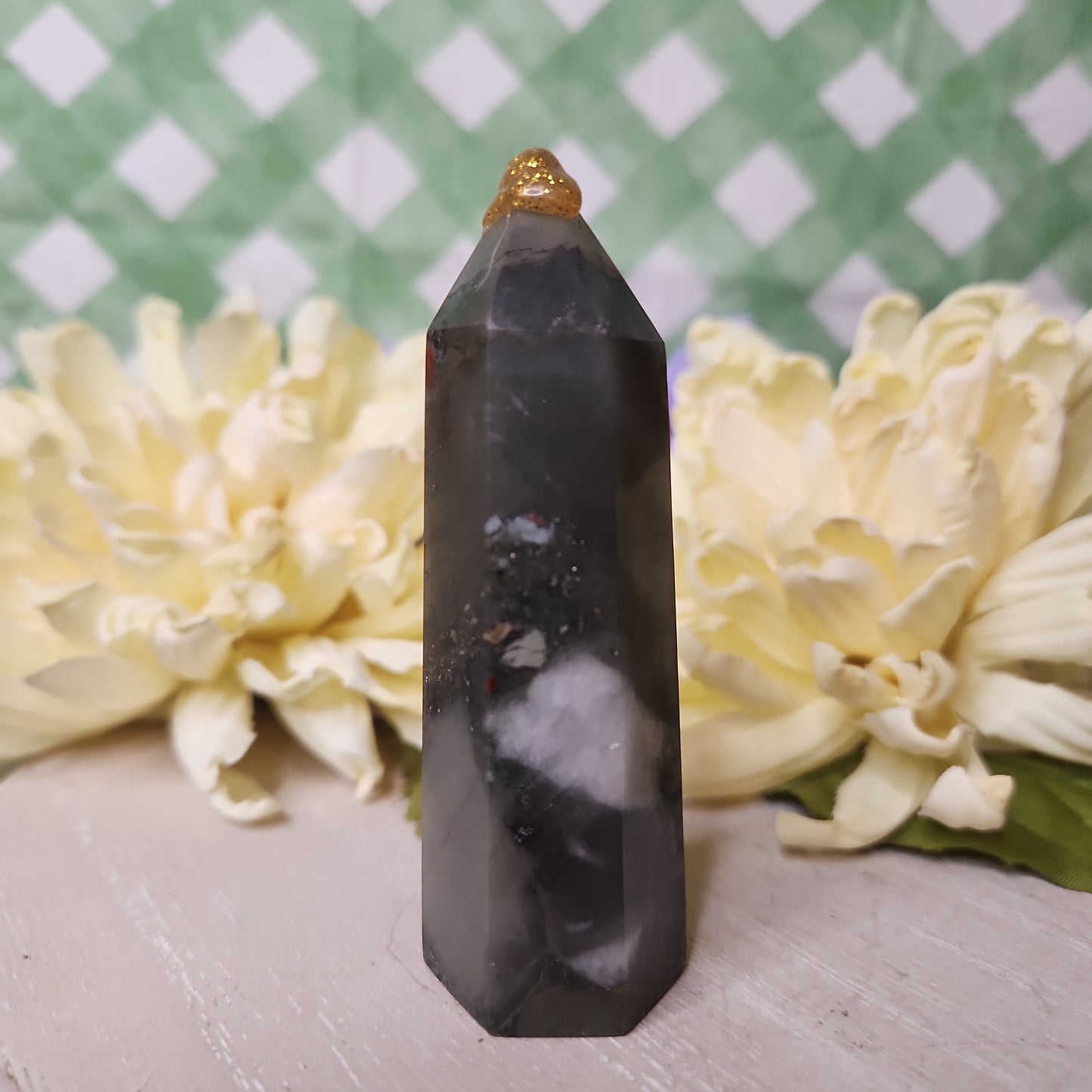 African bloodstone tower (b)