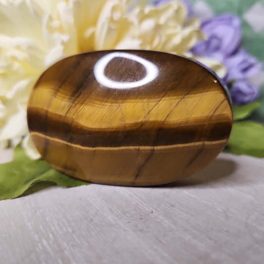 Tiger eye palm stone (b)