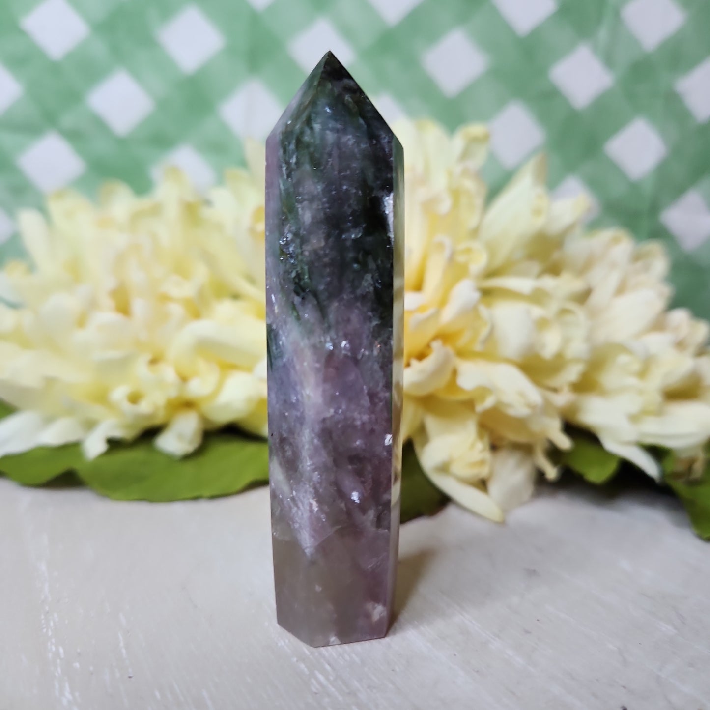 Watermelon tourmaline tower