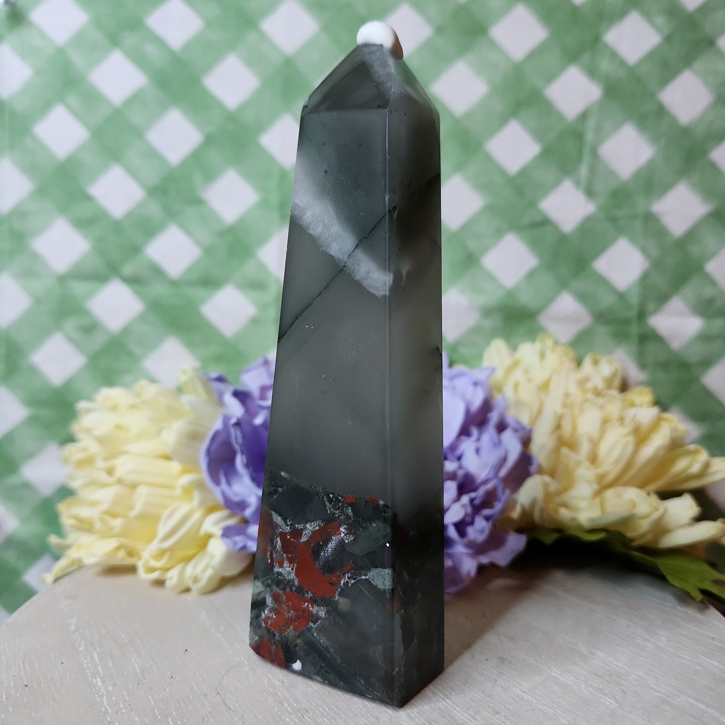 African bloodstone tower (f)