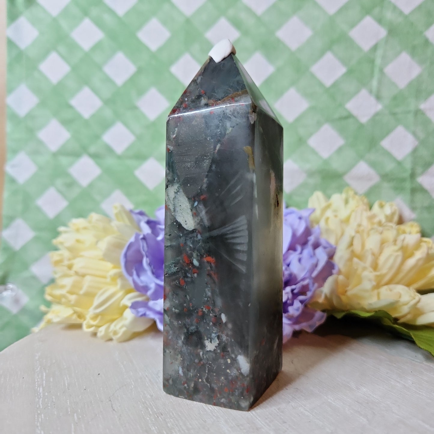 African bloodstone tower (g)