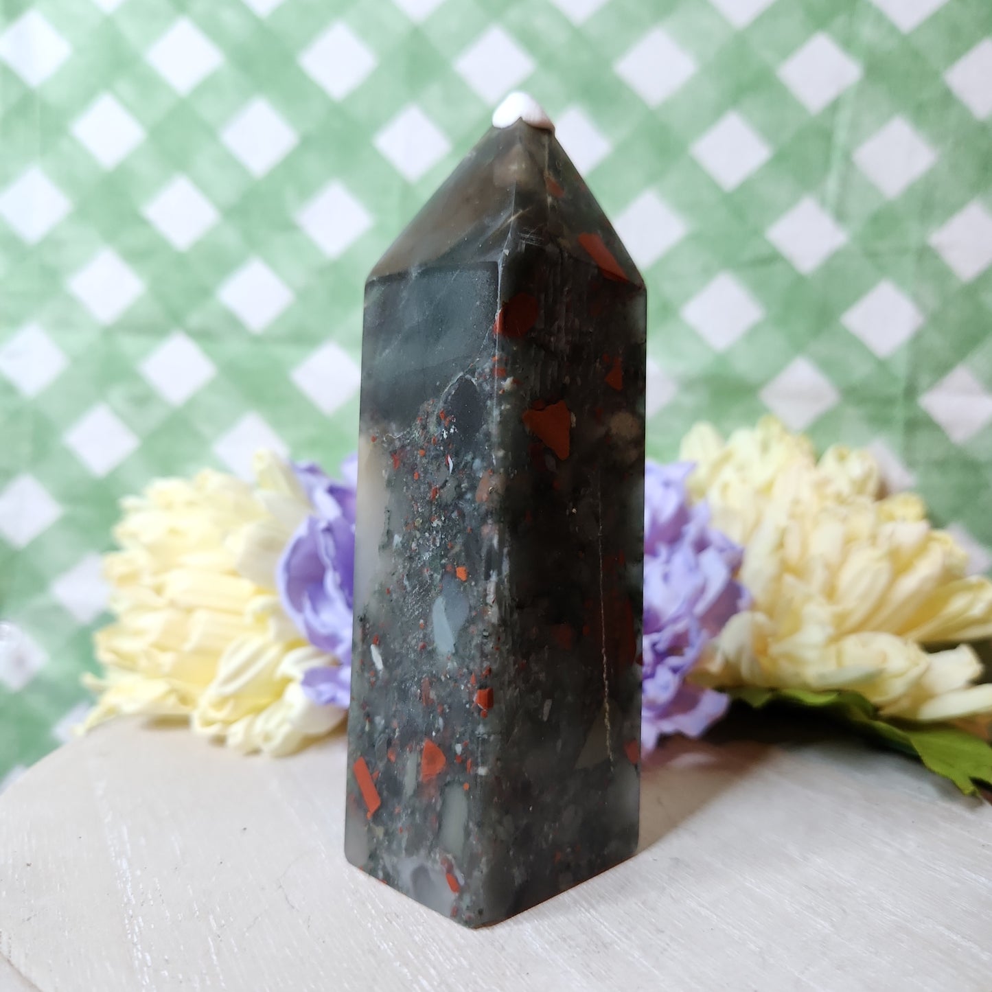 African bloodstone tower (g)