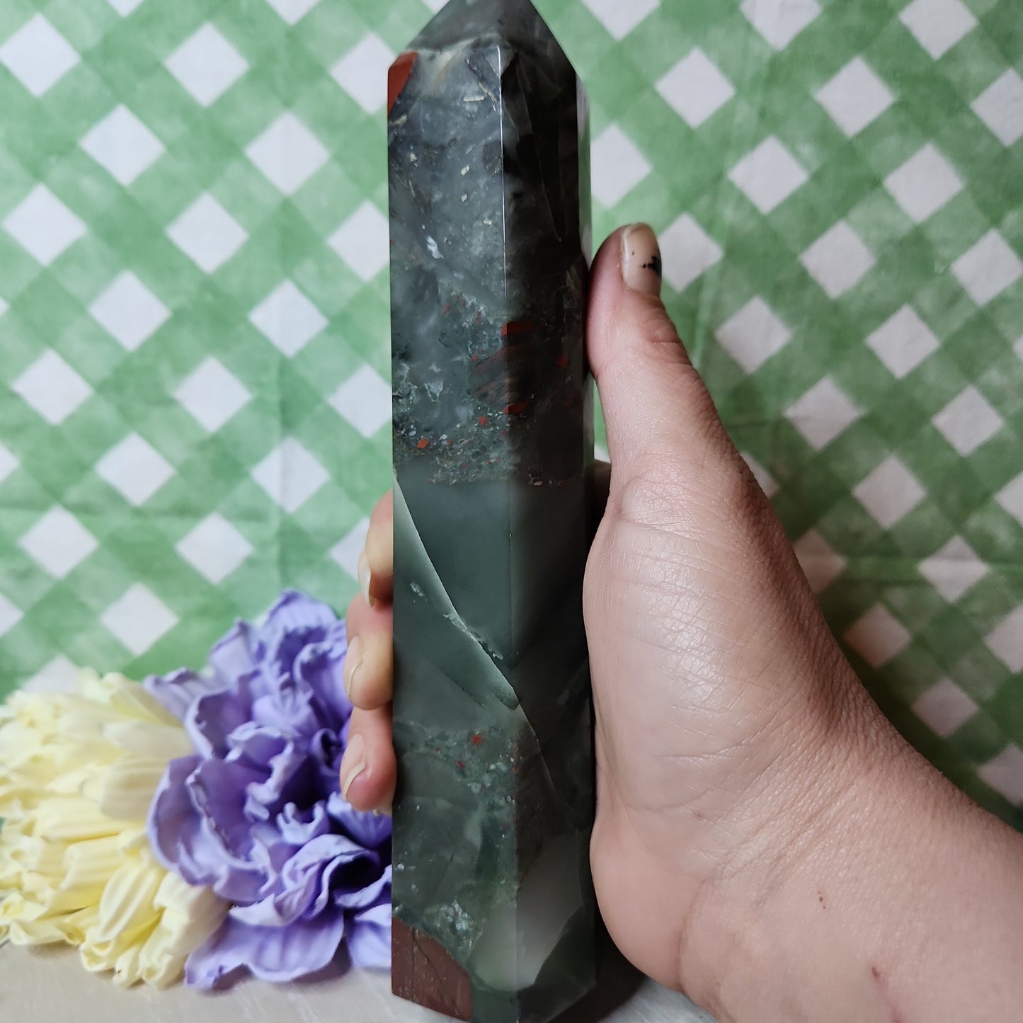 Statement African bloodstone tower