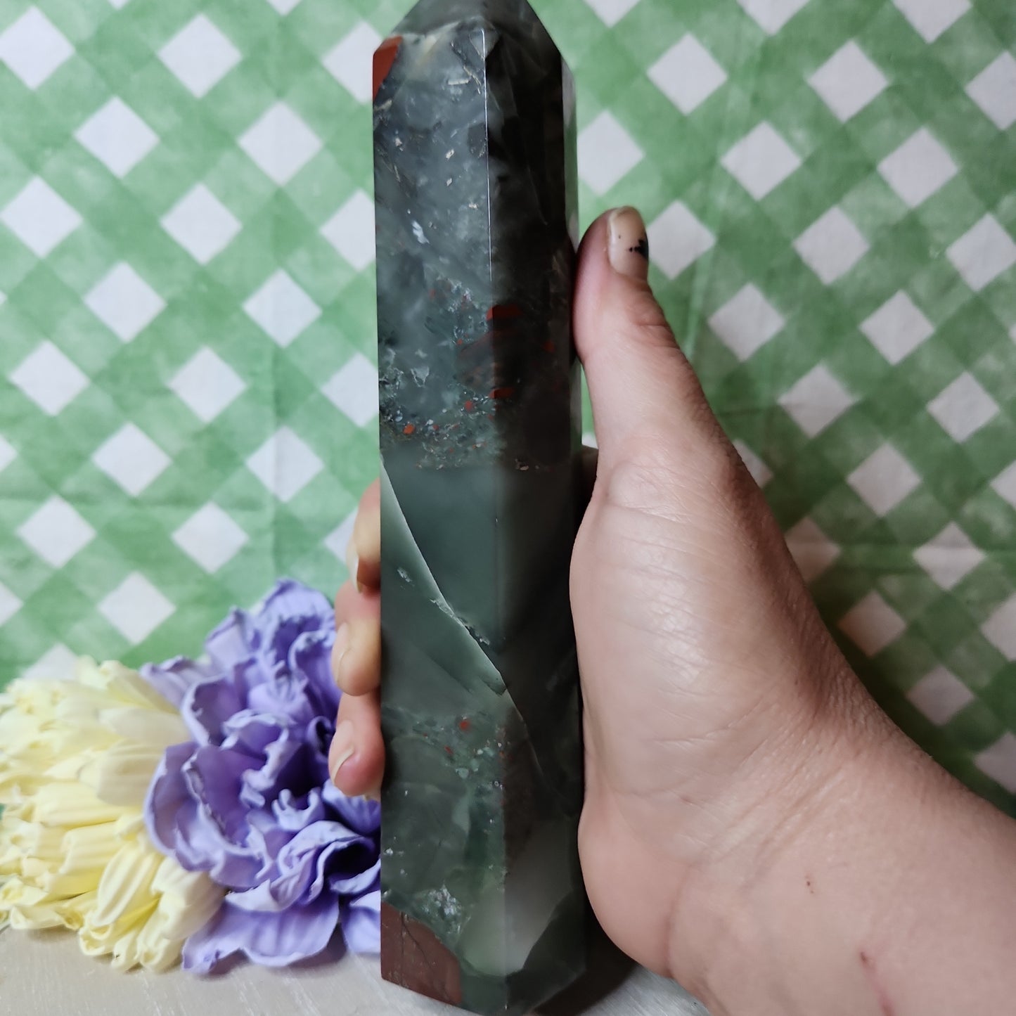 Statement African bloodstone tower