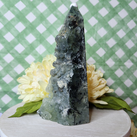 Prehnite tower (b)