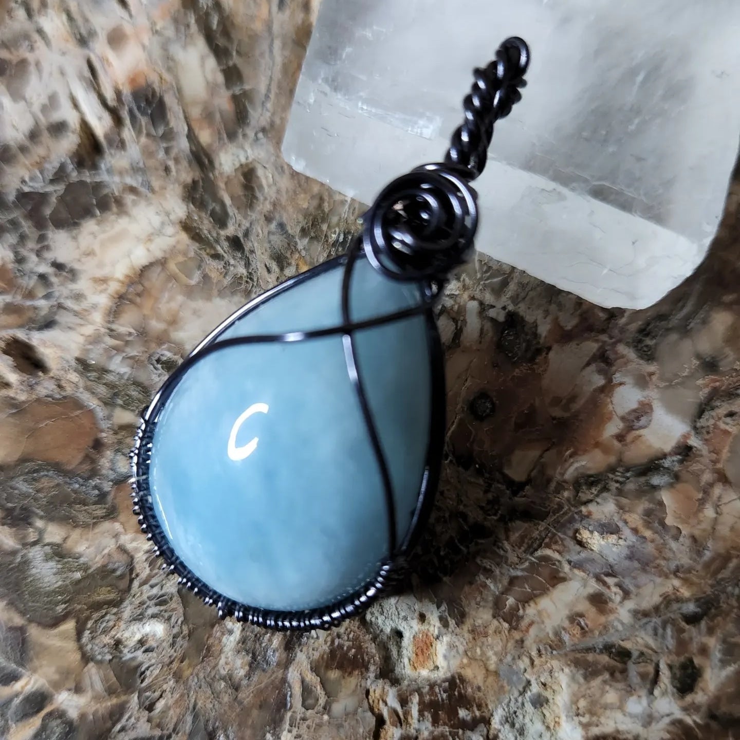 Aquamarine necklace